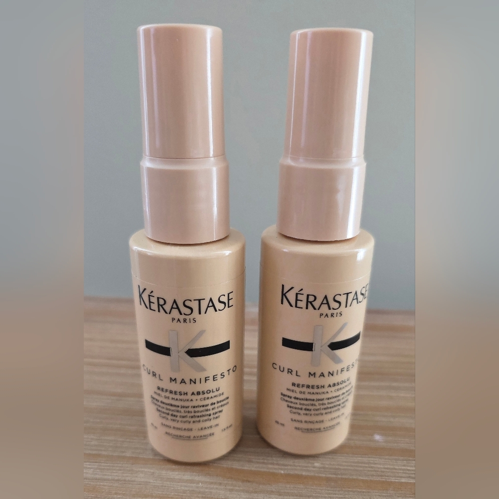 Two Kerastase Curl Manifesto Refresh Absolu Hair Sprays